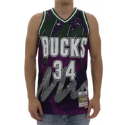 Mitchell & Ness Hyper Hoop Laker Bucks 2000 Ray Allen Jersey - ECtrendsetters