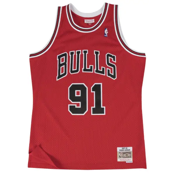 Mitchell & Ness NBA Swingman Road Jersey Bulls 97 Rodman - ECtrendsetters