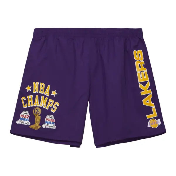 Mitchell & ness team heritage lakers woven short - SHORTS