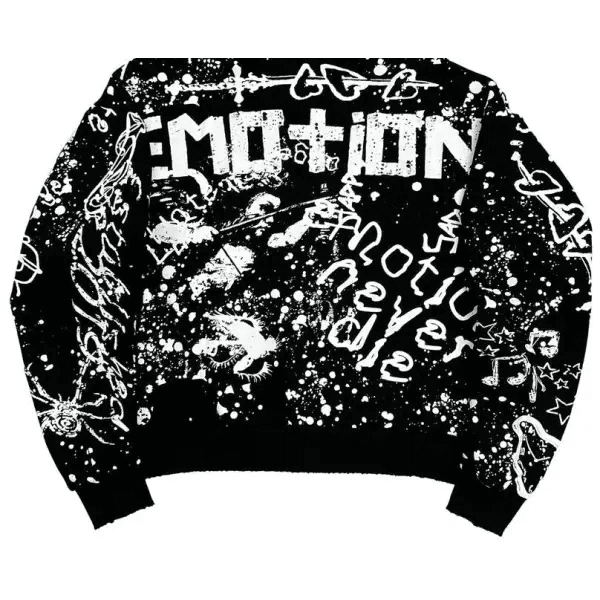 Mixed Emotion graffiti hoodie - HOODIE - Cityswagusa.com