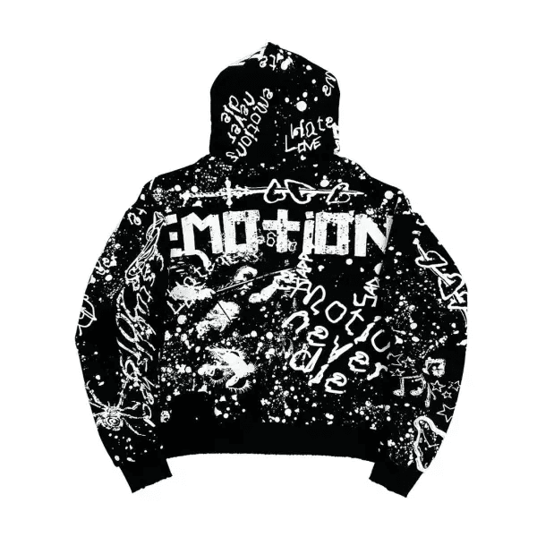 Mixed Emotion graffiti hoodie - HOODIE - Cityswagusa.com