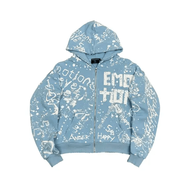 Mixed Emotion graffiti hoodie - HOODIE - Cityswagusa.com