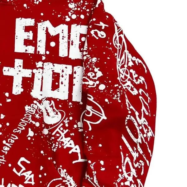 Mixed Emotion graffiti hoodie - HOODIE - Cityswagusa.com
