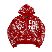 Mixed Emotion graffiti hoodie - HOODIE - Cityswagusa.com