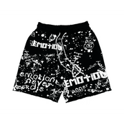 Mixed Emotion graffiti shorts - SHORTS - Cityswagusa.com