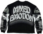 Mixed Emotion tombstone longsleeve t-shirt - T-SHIRT