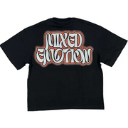 Mixed emotion twin rhinestone t-shirt - T-SHIRT