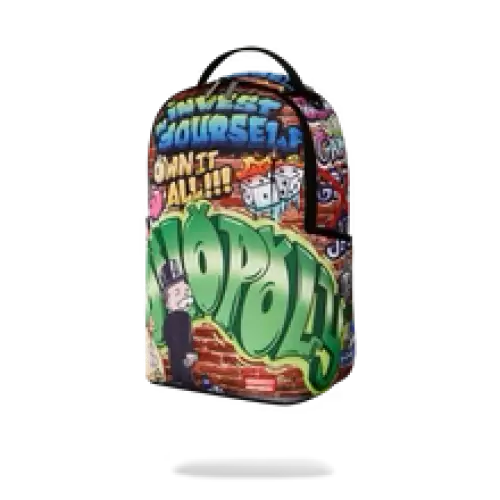 MONOPOLY MAN GRAFFITI DLXR BACKPACK - BAGS
