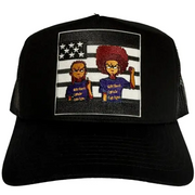 Mv boondocks trucker hat - OSFA / BLACK - HATS