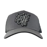 MV f off rhinestone trucker hat - OSFA / DK.GRAY - HATS
