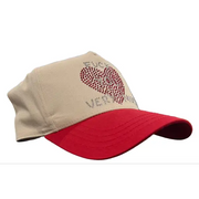 MV f you very much rhinestone snapback hat - OSFA / CREAM - HATS