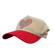 MV f you very much rhinestone snapback hat - OSFA / CREAM - HATS