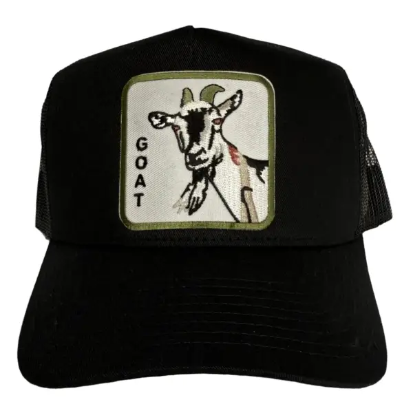 Mv G.O.A.T trucker hat - OSFA / BLACK - HATS