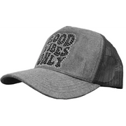 MV good vibes only rhinestone trucker hat - OSFA / DK.GRAY - HATS