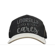 MV literally no one cares trucker hat - OSFA / BLACK - HATS