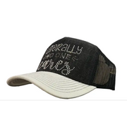 MV literally no one cares trucker hat - OSFA / BLACK - HATS