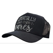 MV literally no one cares trucker hat - OSFA / BLACK - HATS