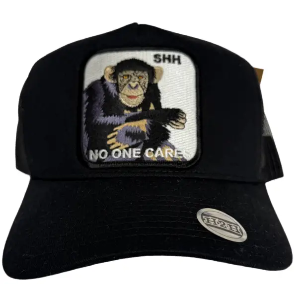 Mv no one cares trucker hat - OSFA / BLACK - HATS