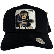 Mv no one cares trucker hat - OSFA / BLACK - HATS