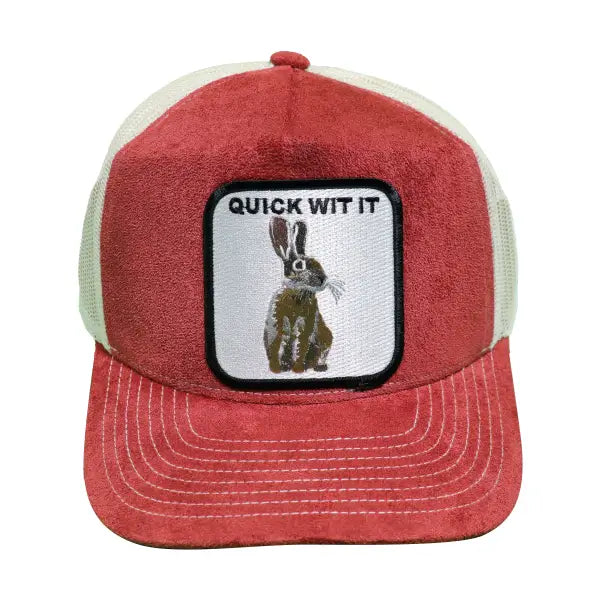 Mv quick with it trucker hat - OSFA / RUST - HATS