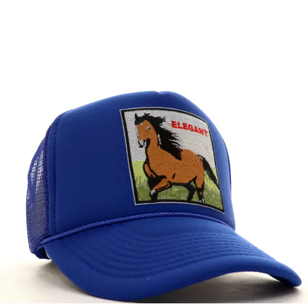 Mv Try Elegant Horse Trucker Hat - ECtrendsetters