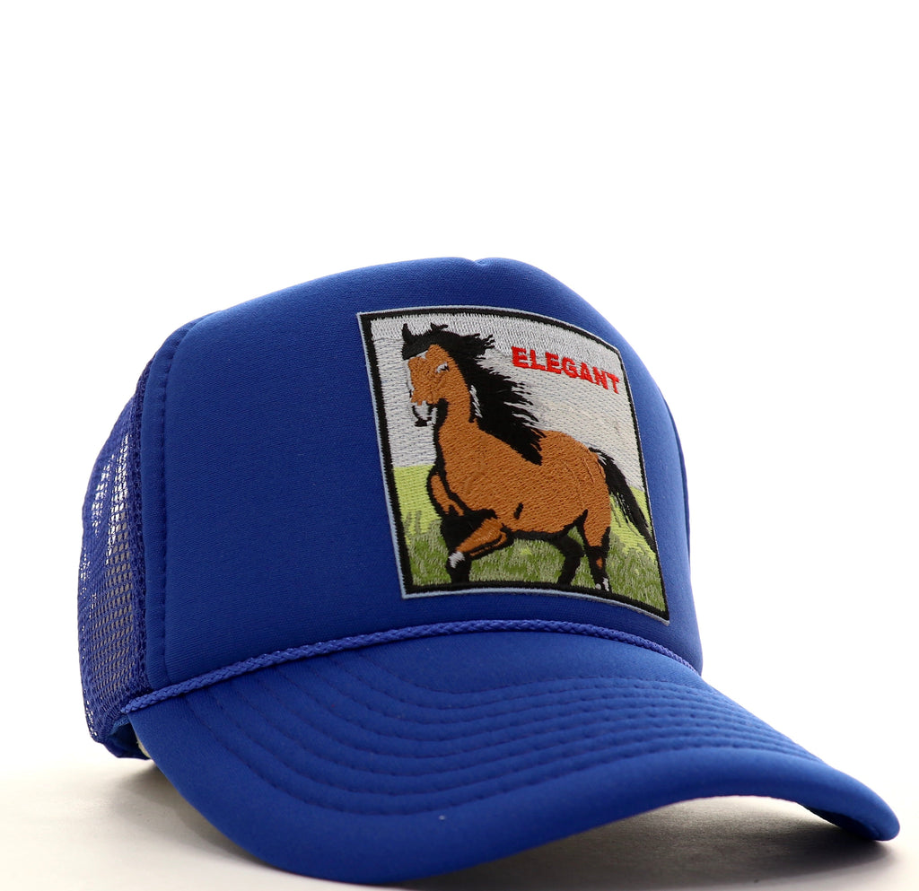 Mv Try Elegant Horse Trucker Hat - ECtrendsetters