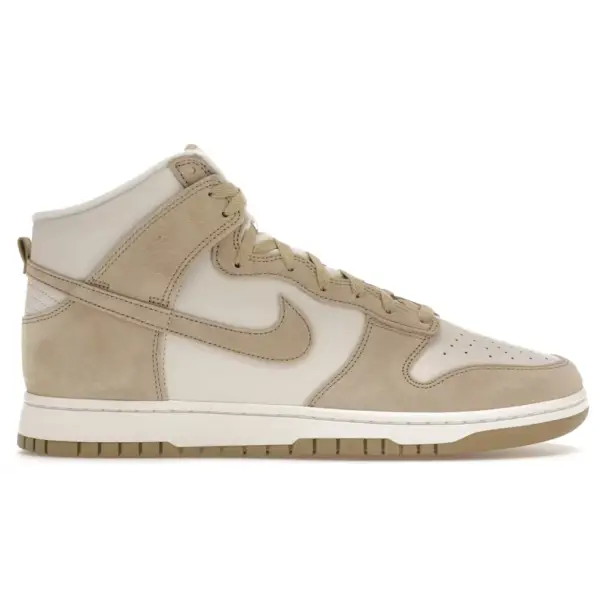 Nike Dunk High Tan Suede White - 13 - SHOES