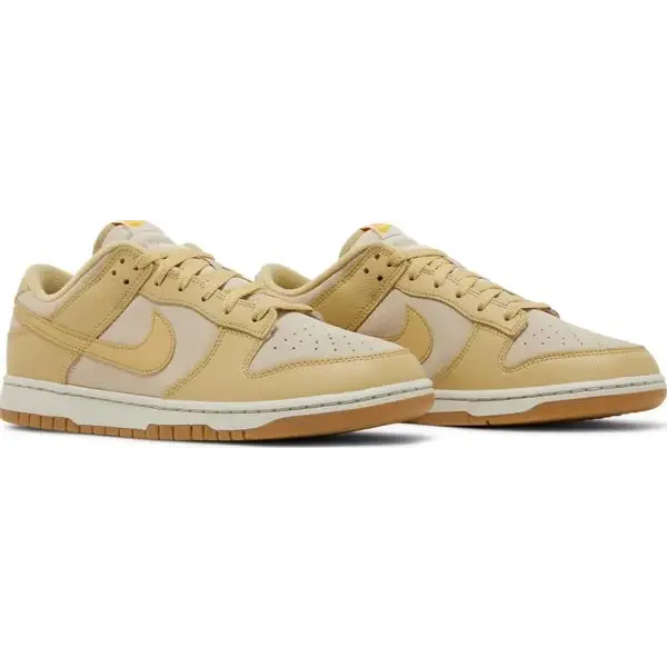 Nike Dunk Low Khaki Suede Gum - 11 - SHOES