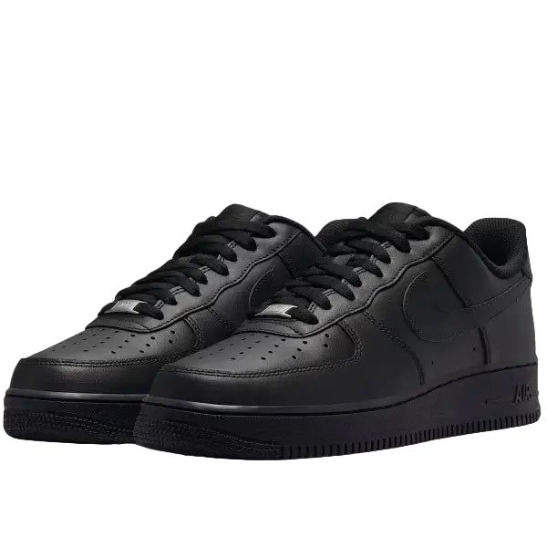 Nike men’s air force 1 ’07 low blk/blk basketball shoe - SHOES