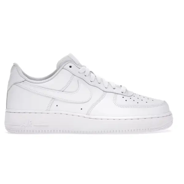 Nike Men’s Air Force 1 ’07Low Wht/Wht Basketball Shoes - SHOES