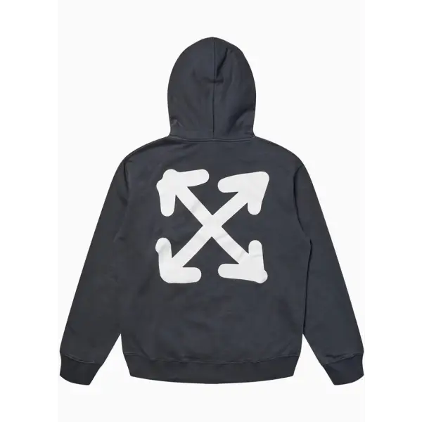 Off-white face arrow slim hoodie - HOODIE