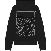 Off-White Wave Outline Diag Slim Hoodie - City Swag USA 