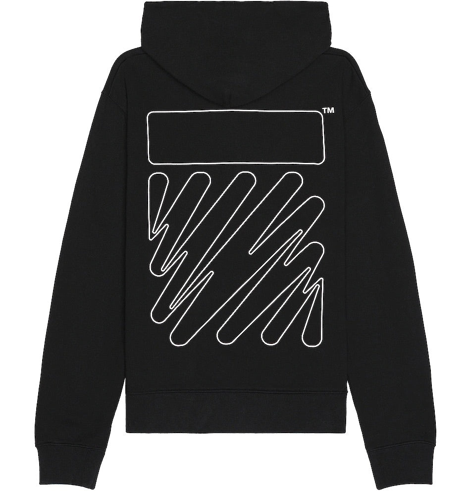 Off-White Wave Outline Diag Slim Hoodie - City Swag USA 