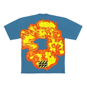 Offset denim tears t-shirt - T-SHIRT