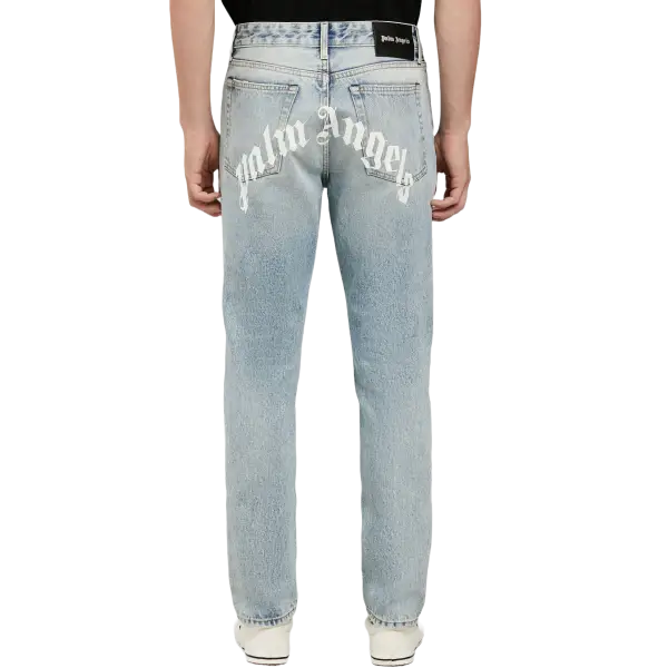 Palm Angel Back Logo 5 Pocket Denim - ECtrendsetters