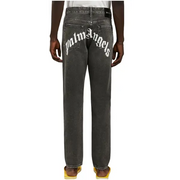 Palm Angels Back Logo 5 Pockets Denim - ECtrendsetters