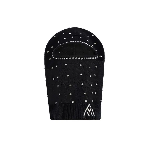 Paper money diamanté ski mask - OSFA / BLACK - MENS