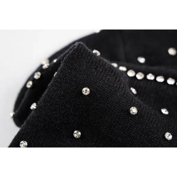 Paper money diamanté ski mask - OSFA / BLACK - MENS