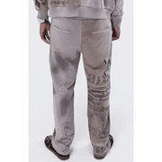 Paper Money news paper sweatpants by TODAYS TREND