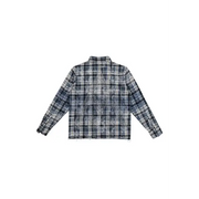 Paper money rhinestone flannel - SHIRT L/S