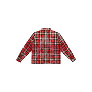Paper money rhinestone flannel - SHIRT L/S