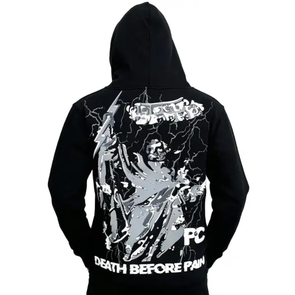 Peace and chaos heart wants peace hoodie - HOODIE