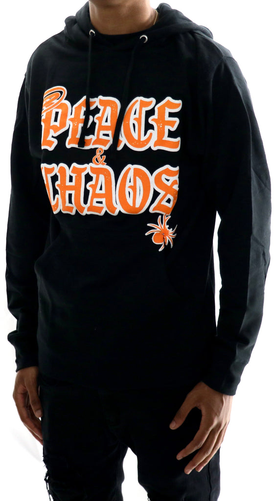 Peace And Chaos Signature Logo Hoodie - ECtrendsetters