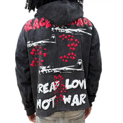 Peace and chaos spread love not war hoodie - HOODIE