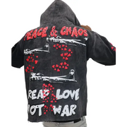 Peace and chaos spread love not war hoodie - HOODIE
