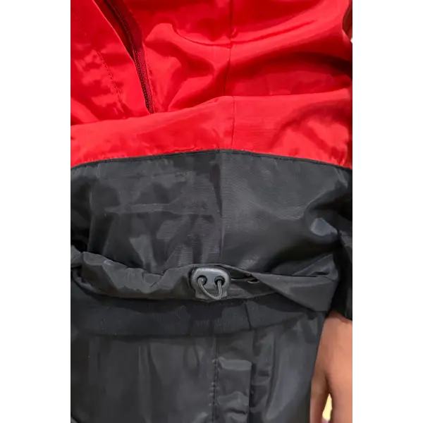 Peace and chaos windbreaker hoodie - HOODIE