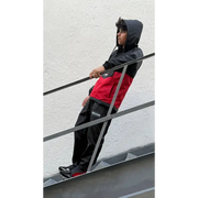 Peace and chaos windbreaker hoodie - HOODIE