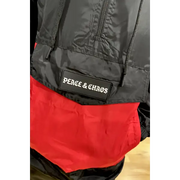 Peace and chaos windbreaker hoodie - HOODIE