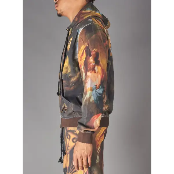 Politics melar renaissance art print jacket - HOODIE