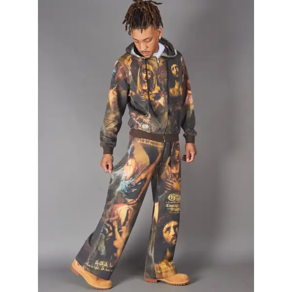 Politics melar renaissance art print jacket - HOODIE